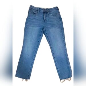 MADEWELL Distressed Crop Ankle Jeans | Size 27